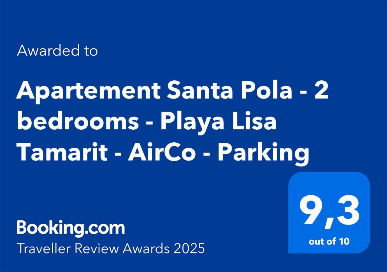 Apartement Santa Pola - 2 Bedrooms - Playa Lisa Tamarit - Airco - Parking Exterior foto